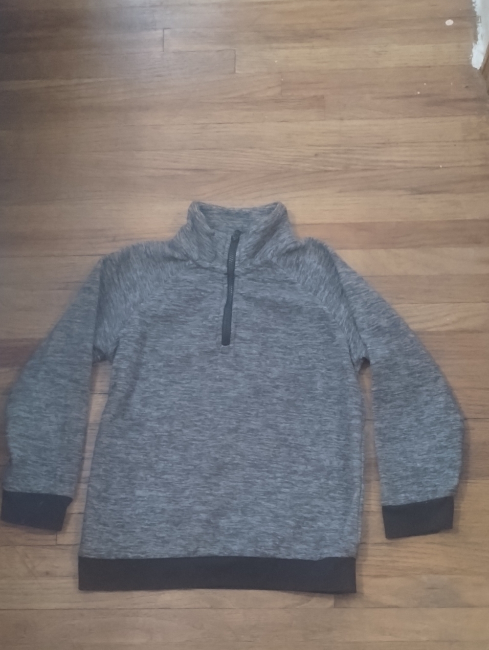 Gymboree Gray Heather Kids Half-Zip Top